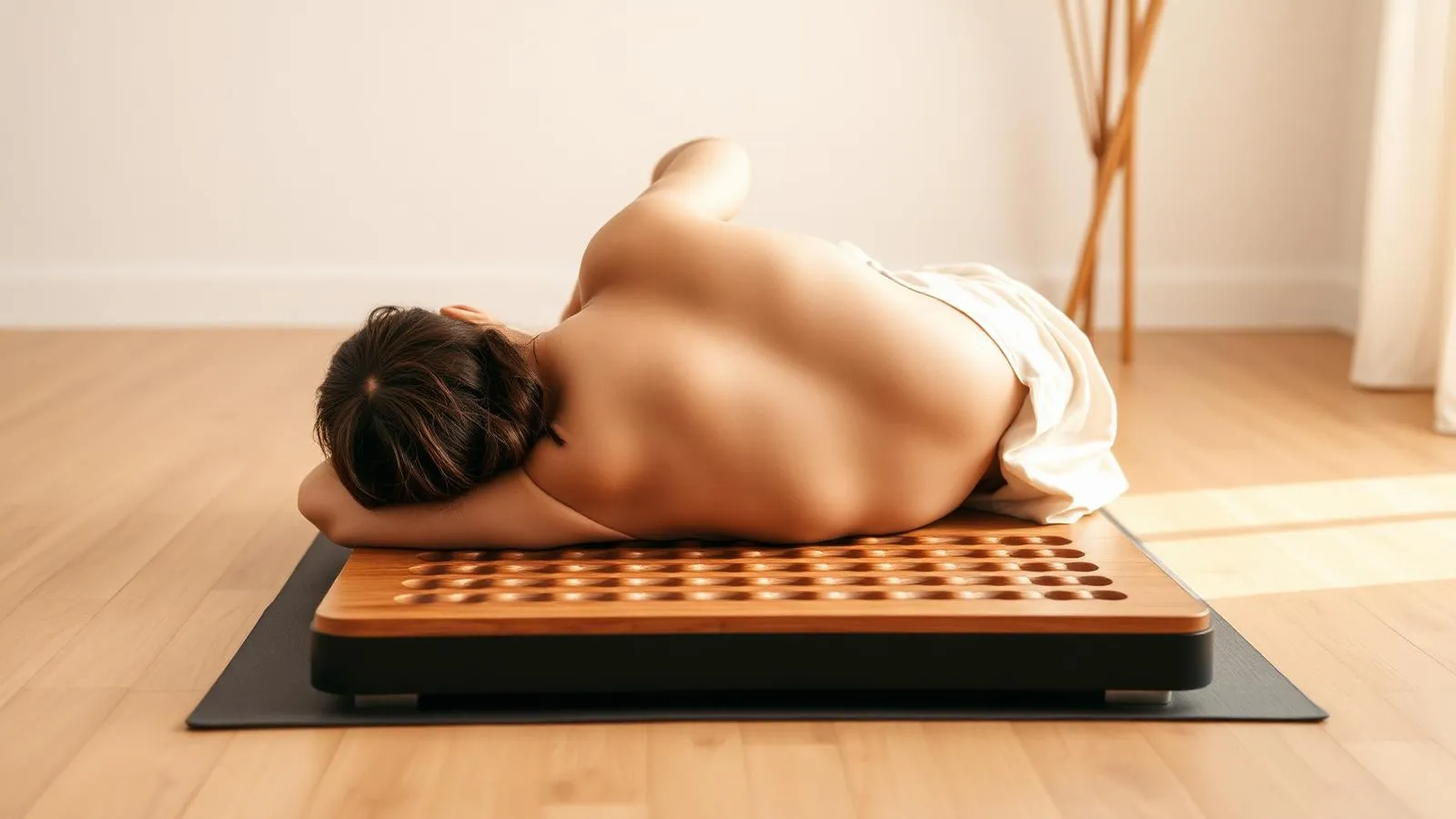 Person experiencing body pain